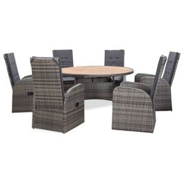 VidaXL Mobilir à dînr d'xtériur pliabl avc coussin 3 pcs Tck au millur prix VidaXL Mobilir à dînr d'xtériur pliabl avc coussin 3 pcs Tck au millur prix