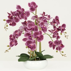OrchidÃ©e artificielle prune 55cm