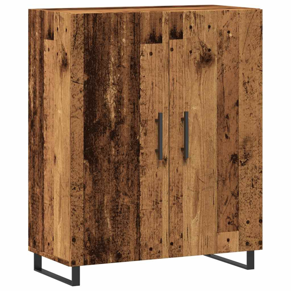 Buffet vieux bois 69,5x34x90 cm bois d'ingénierie