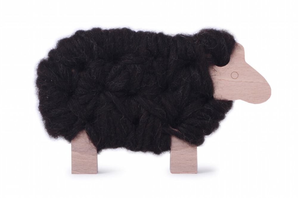 Woody le mouton marron