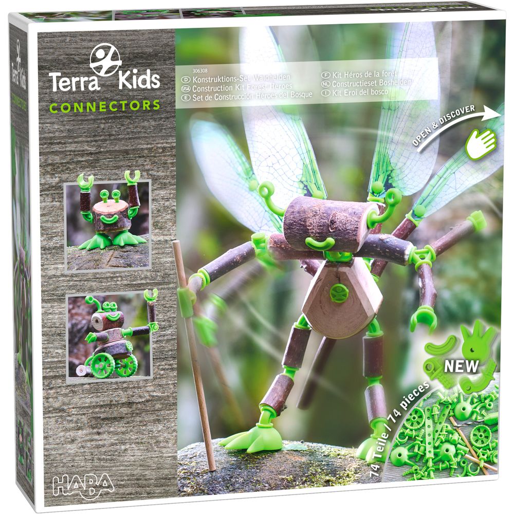 HABA Terra Kids Kit Hôtel à Insectes – Assemblage Facile Pour Attirer Les Auxiliaires Du Jardin