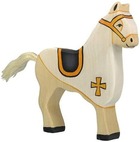 Figurine cheval du chevalier blanc