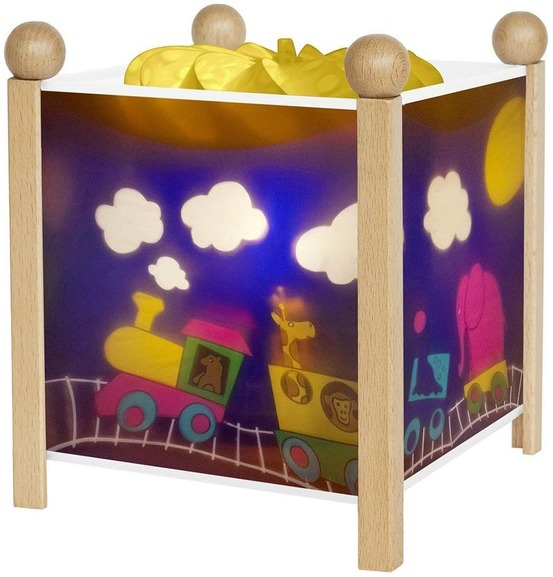 Lanterne magique train naturel