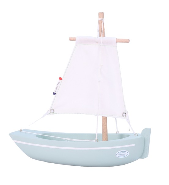 Bateau le misainier vert d'eau 22cm
