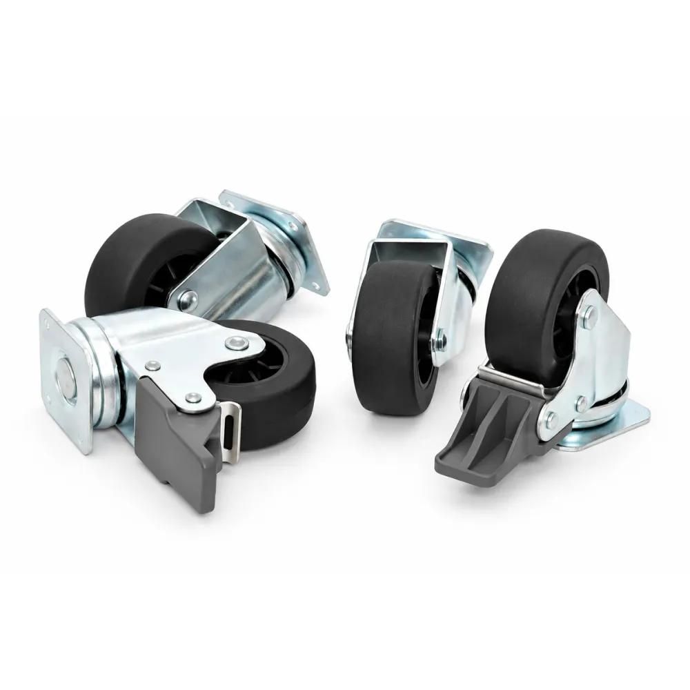 Set 4 roues pour cage transport iata - transport animaux par avion
