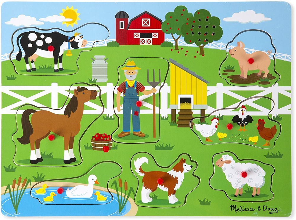 Puzzle sonore ferme old macdonald