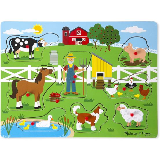 Puzzle sonore ferme old macdonald