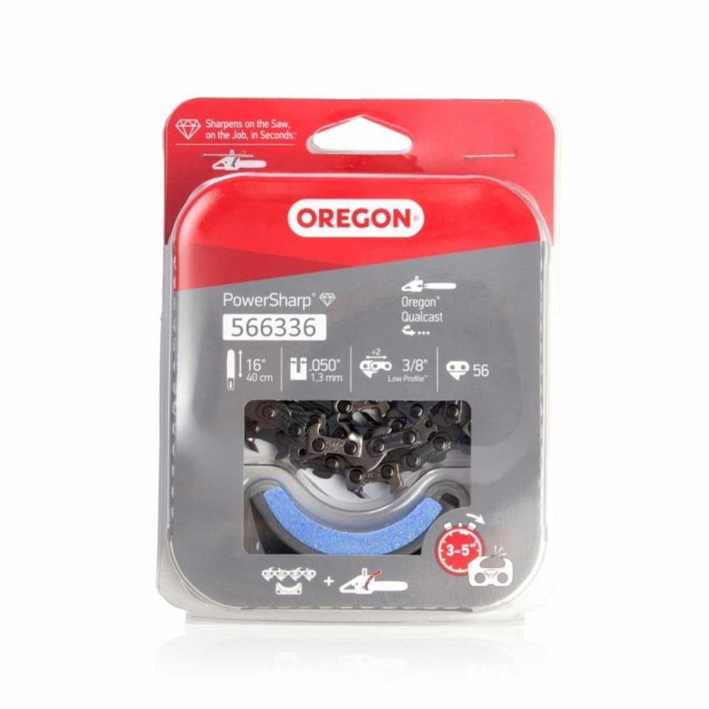 Chaîne de tronçonneuse powersharp oregon 566336 pas: 3/8' jauge : 1.3 maillons : 52