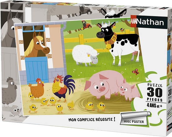 Puzzle mes amis de la ferme 30 pcs
