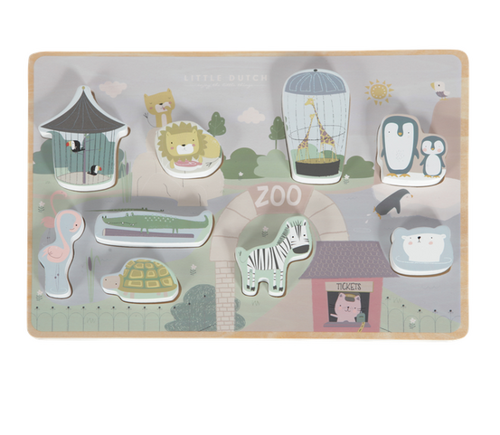 Puzzle à encastrer - zoo