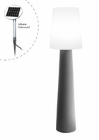 Lampadaire lumineuse gris - 160cm - lampe extérieur solaire