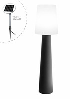 Lampadaire lumineuse anthracite - 160cm - lampe extérieur solaire