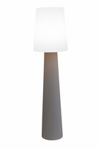 Lampadaire lumineuse blanc chaleureux - 160cm - taupe - lampe extérieur et intérieur