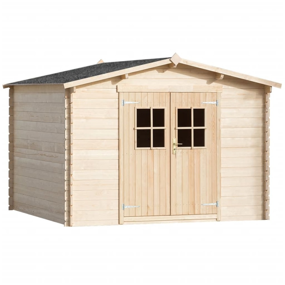 Abri de jardin/cabane 28 mm 3 x 3 m bois | Truffaut