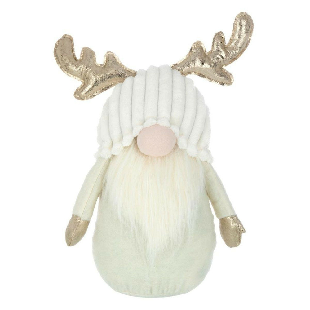 Statuette déco lutin cerf 42cm beige