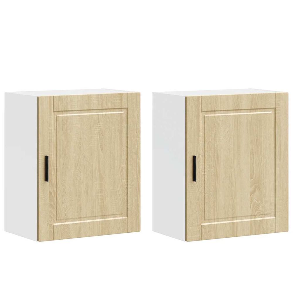 Armoires murales de cuisine 2 pcs porto chêne sonoma
