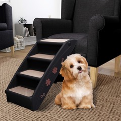 Escaliers pliables pour chiens Noir