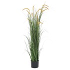 Plante artificielle à herbe avec quenouille 160 cm