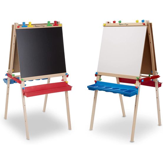 Chevalet d'art debout en bois
