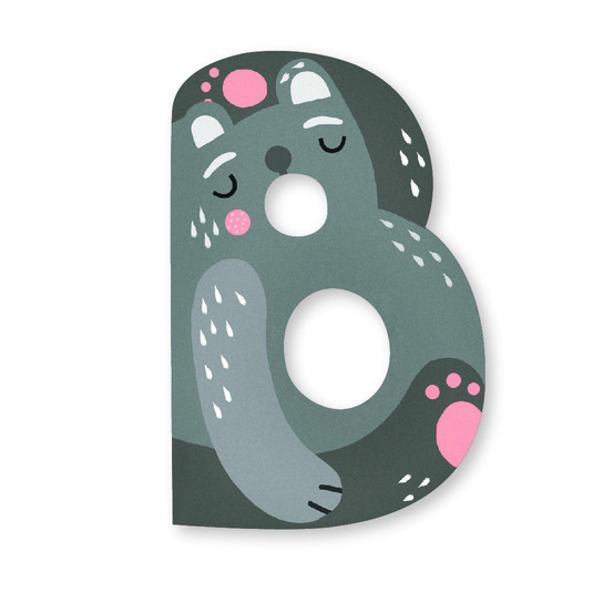 Lettre b michelle carlslund