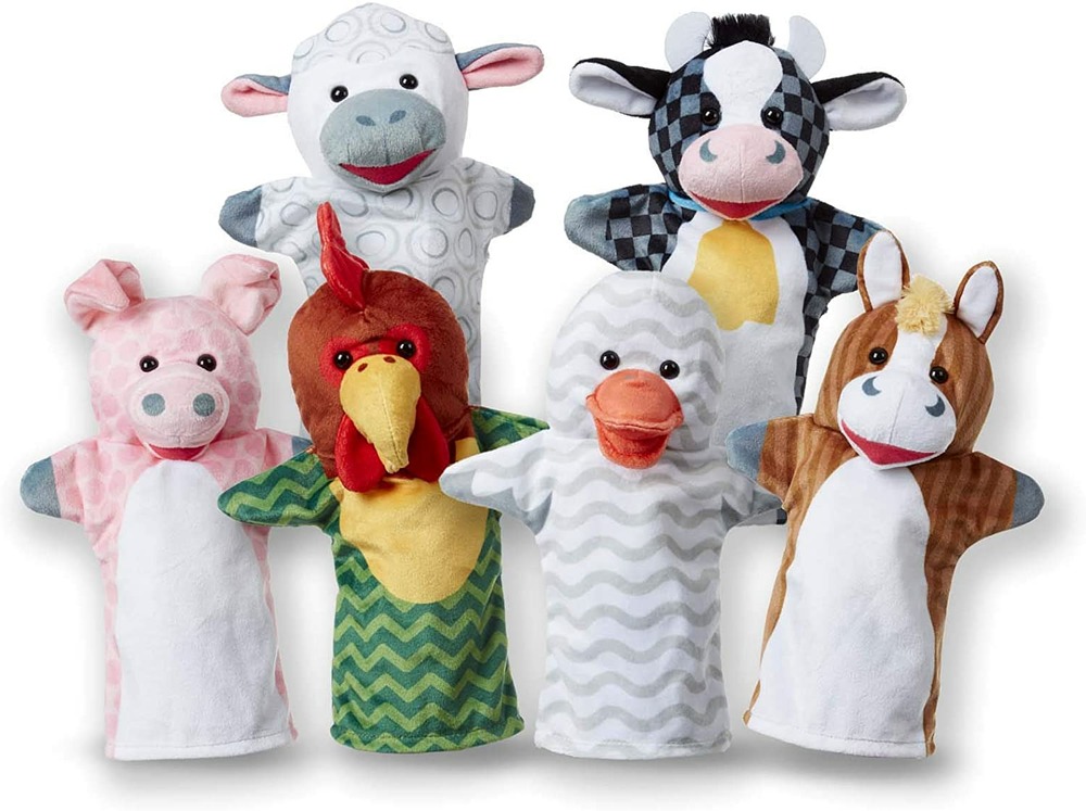 Marionnettes animaux de la ferme