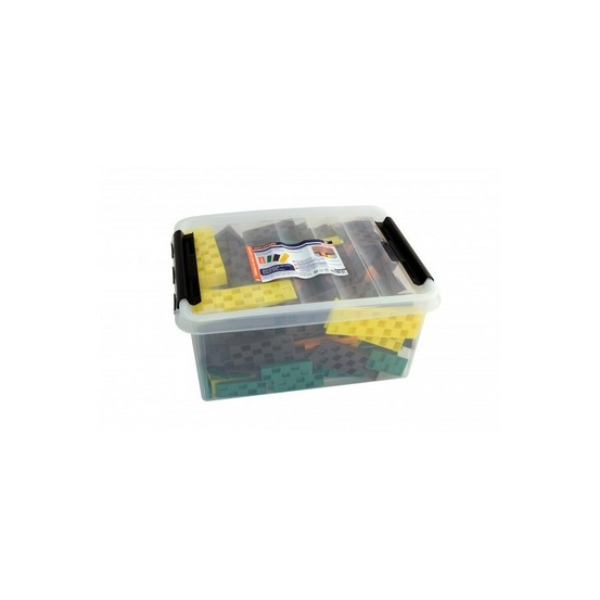 Probox 245 cales crantees - 60 oranges, 70 vertes, 75 marrons, 40 jaunes - edma - edma