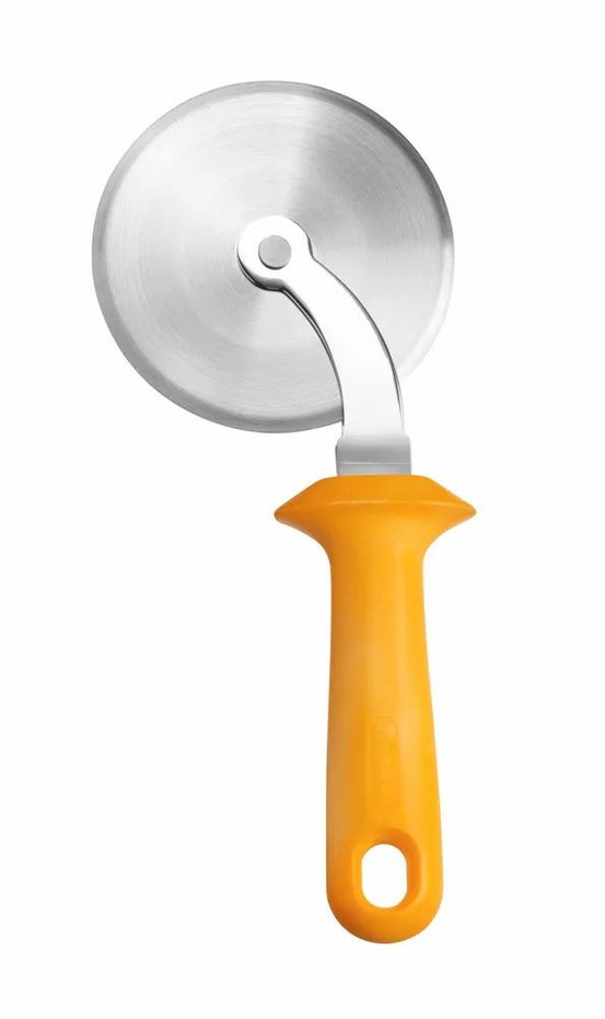 Roulette à pizza pizzer hendi, designed by robert bronwasser, orange, 97x240mm - hendi