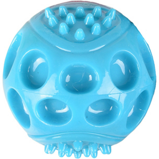 Jouet balle wido squeak. bleu ø 8 cm. En tpr. Pour chien.