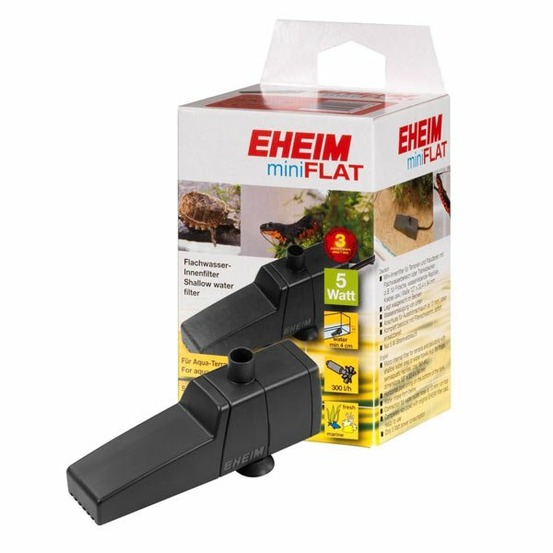 Miniflat : le filtre pour aqua-terrarium