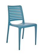 Chaise de jardin park bleu océan