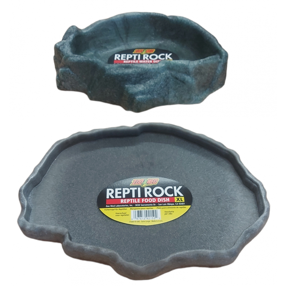 Lot d'abreuvoir et mangeoire taille xl zoo med.