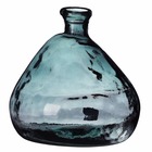 Vase mila verre recyclé gris 10l d33 h33