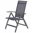 Chaise de jardin inclinable gala gris 00300gt