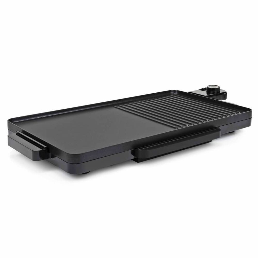 Plancha électrique 2 en 1 2000 w 49x27 cm noir