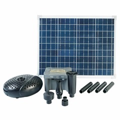Ensemble de panneau solaire, pompe et batterie solarmax 2500