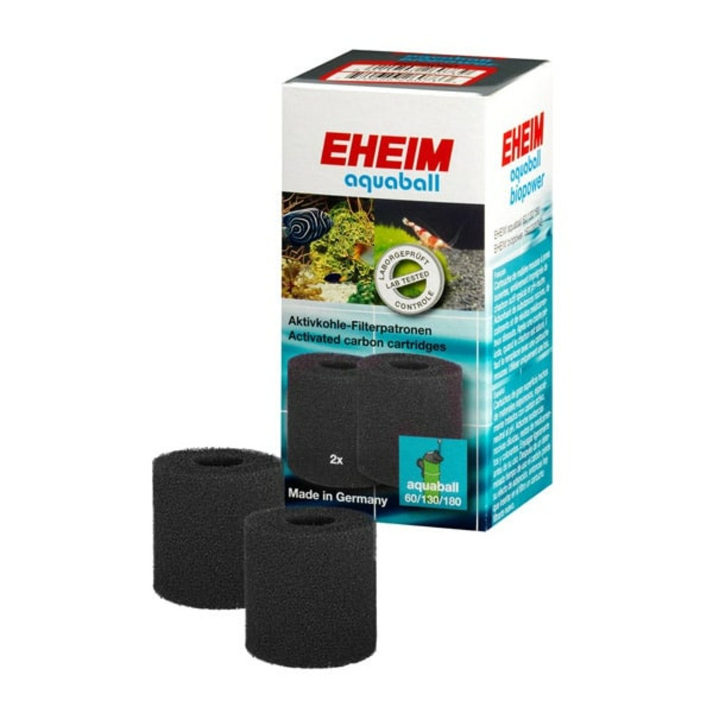 2 mousses de charbon actif pour aquaball / biopower