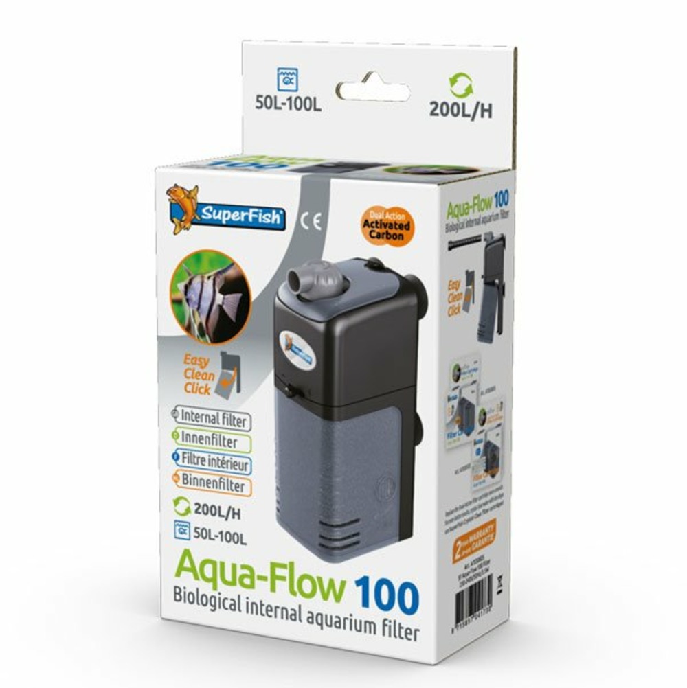 Aquaflow 100 : pour aquarium jusqu'à 100 litres