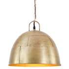 Lampe suspendue industrielle vintage 25 w laiton rond 31 cm e27