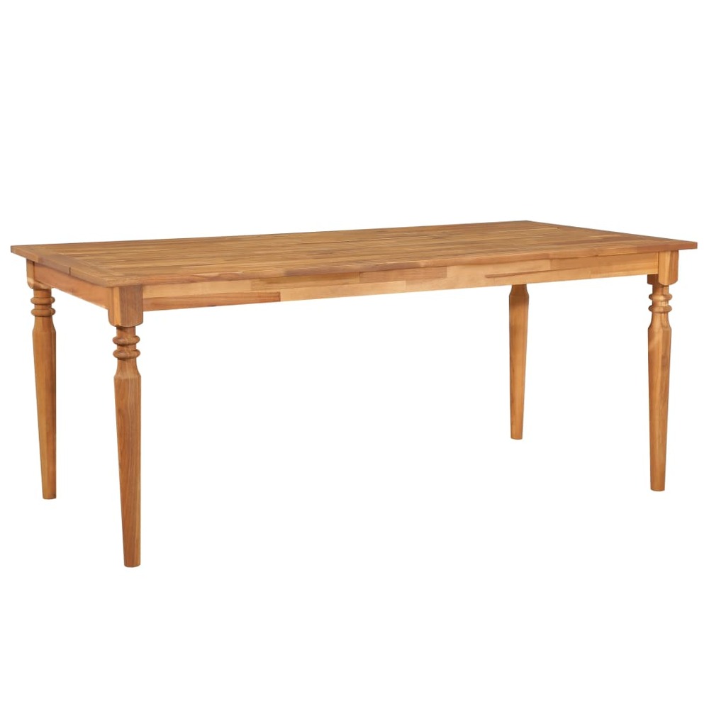 Table de jardin 170x90x75 cm bois d'acacia massif