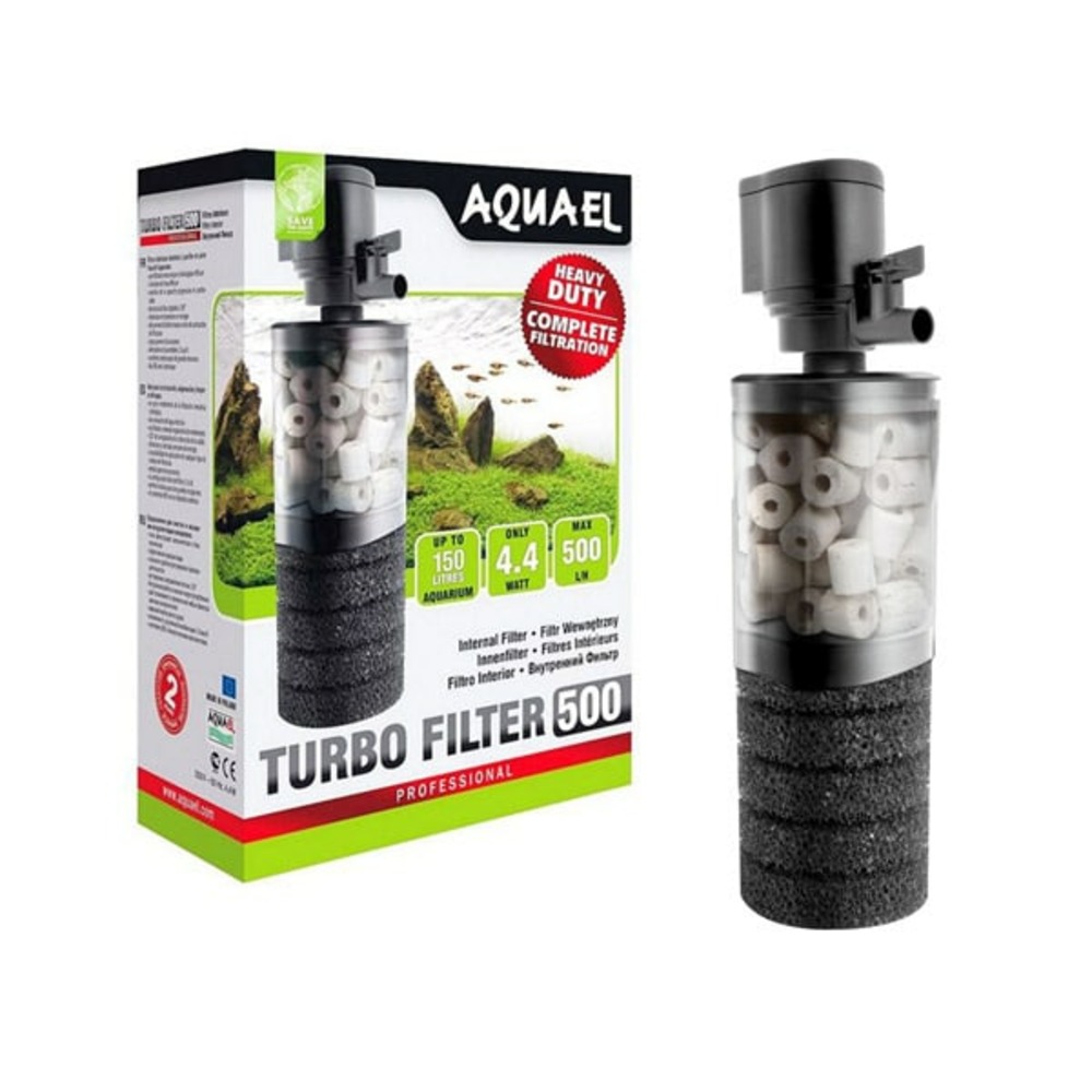 Turbo filter 500 : pour aquarium jusqu'à 150l