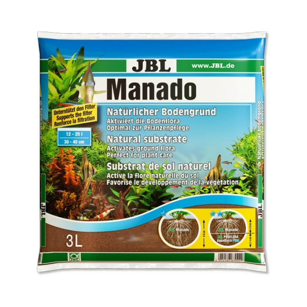 Manado sol neutre pour aquarium : 3 l