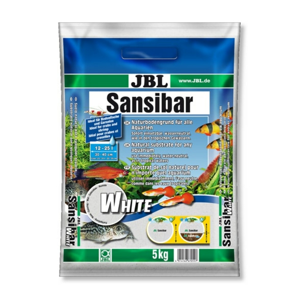Sansibar white sol d'aquarium : 5 kg
