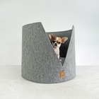 Yuka - panier design pour petit chien / chat, avec coussin déhoussable
