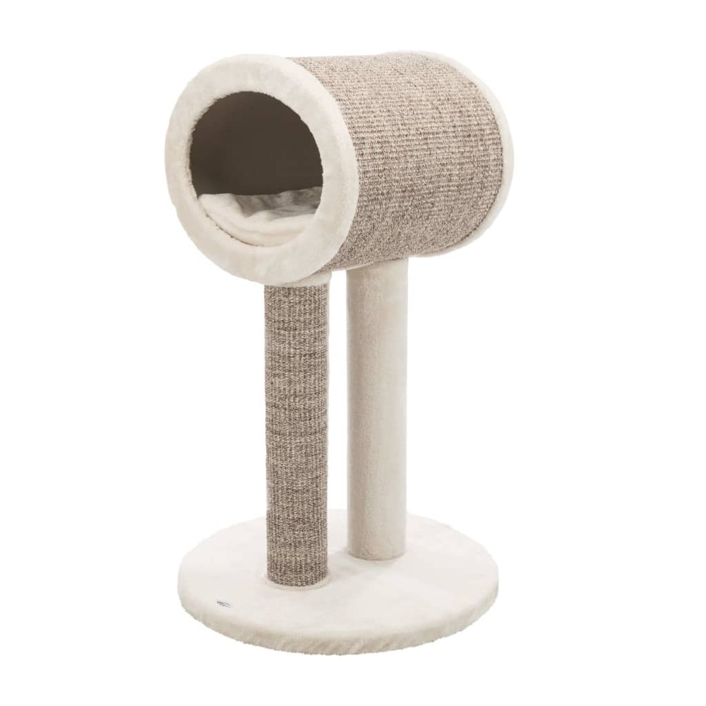 Griffoir pour chat philine 98 cm crème et marron