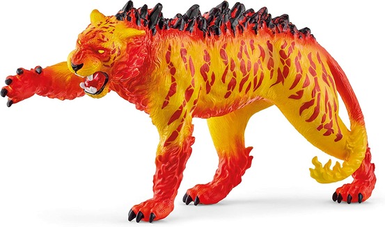 Figurine tigre de lave
