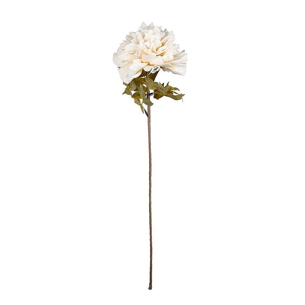 Fleur proteace blanc polyester 84cm