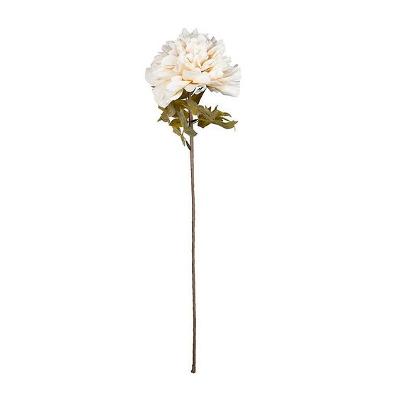 Fleur proteace blanc polyester 84cm