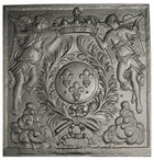 Plaque de cheminée royaume de france grise h. 97 cm x l. 100 cm