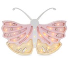 Lampe veilleuse papillon fraise crème