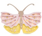 Lampe veilleuse papillon miel rose